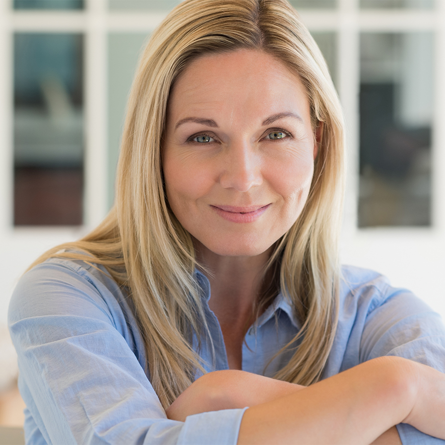 Woman smiling after Botox in Winter Park, FL