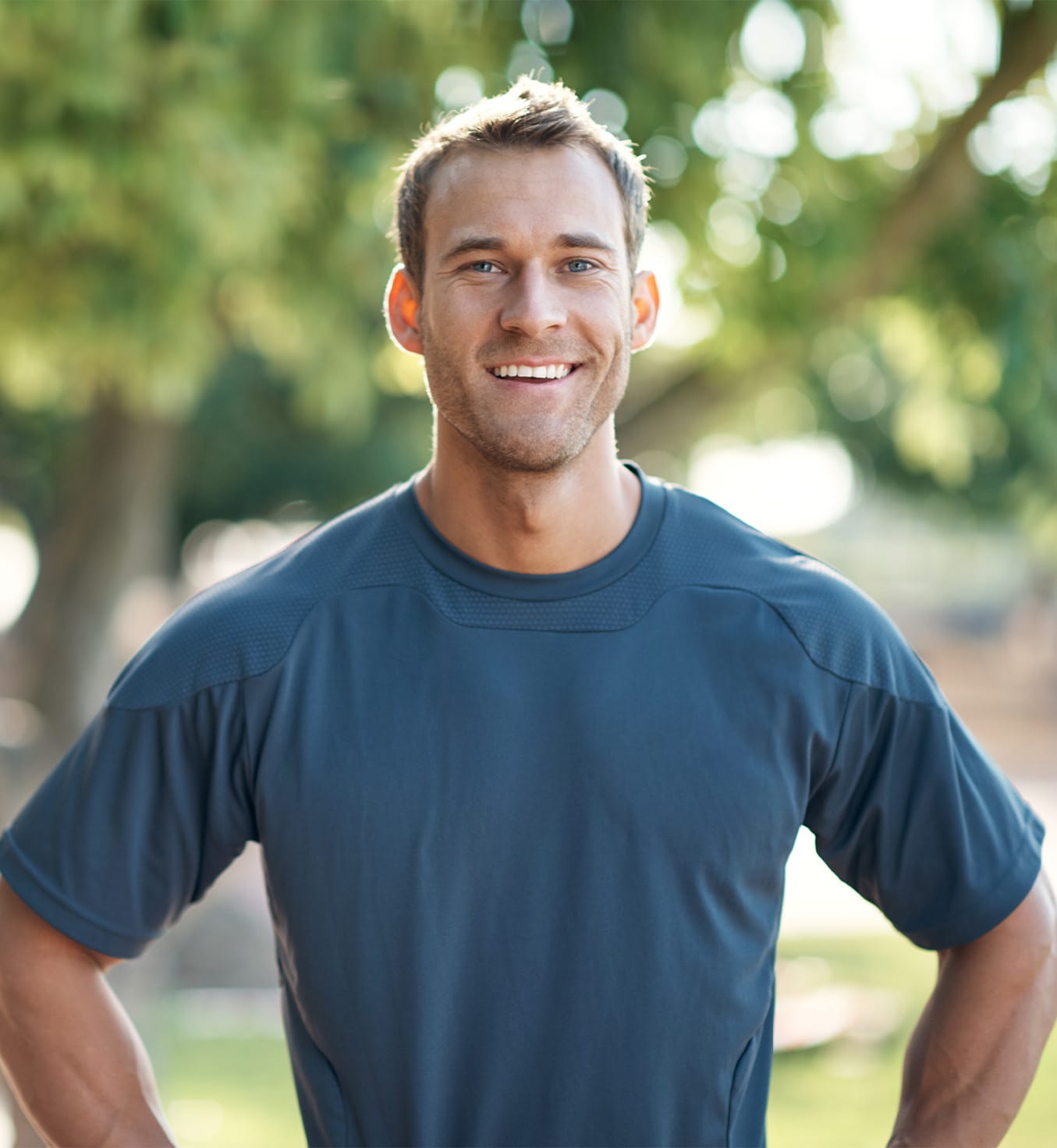 Man standing outside