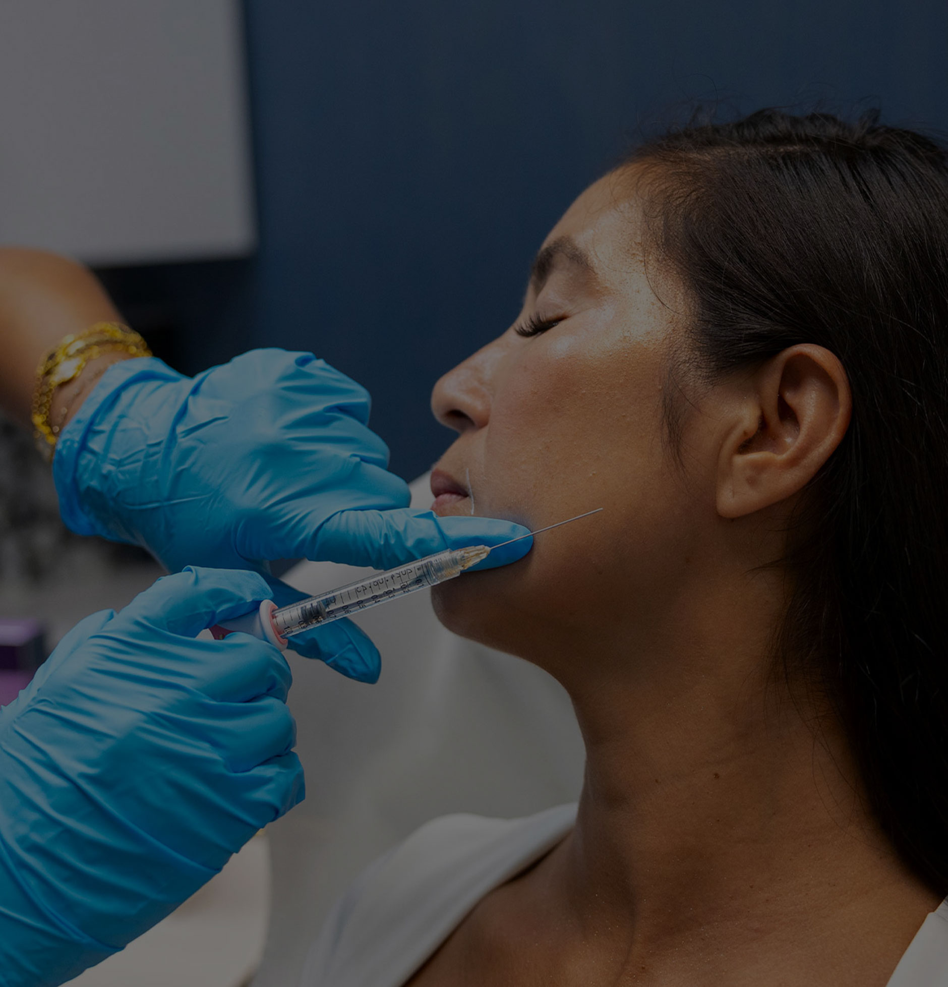woman receiving med spa treatment in Lake Nona, FL