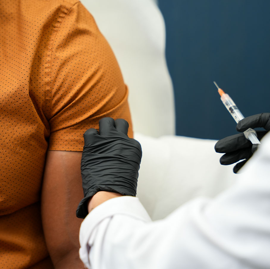 Patient undergoing NAD+ therapy in Fort Worth, TX